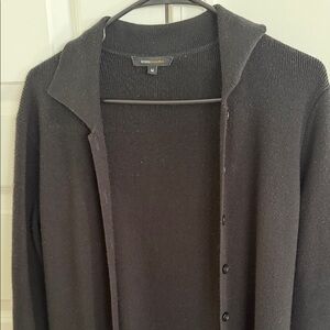 BCBGMaxAzria Black Button-Front Cardigan